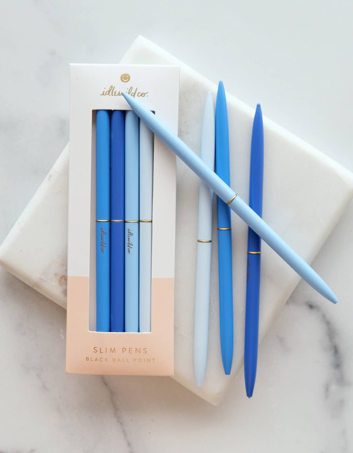 Slim Pens Set of Four | Spectrum Baby Blues