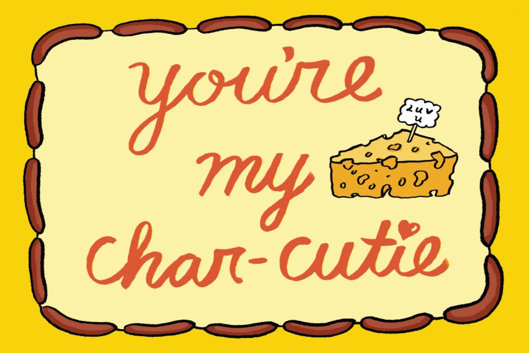 Meat Cute Pop-Up Notecard Set