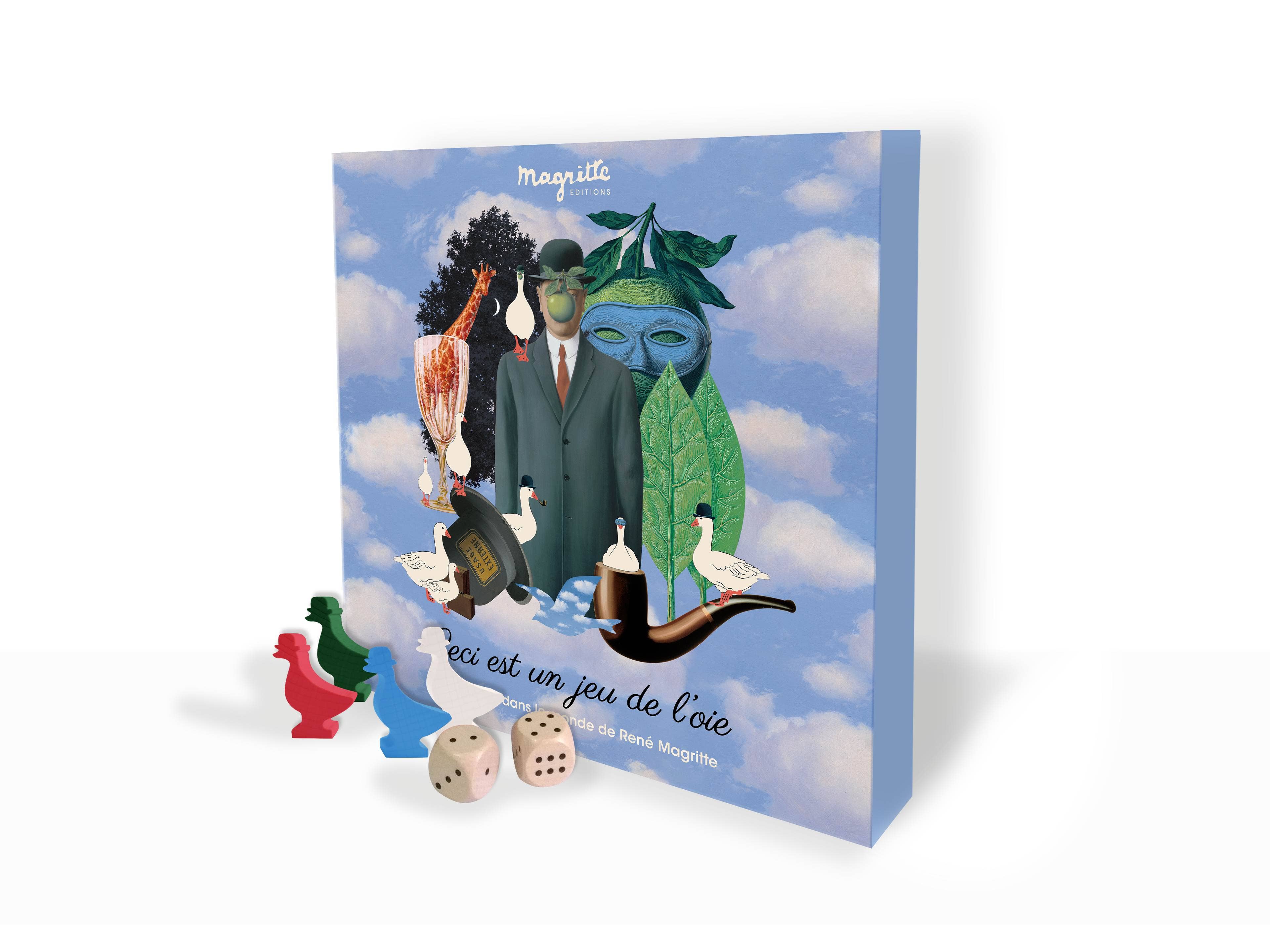Magritte's Game of the Goose by Mon Petit Art | Surrealist Board Game | Ages 6+