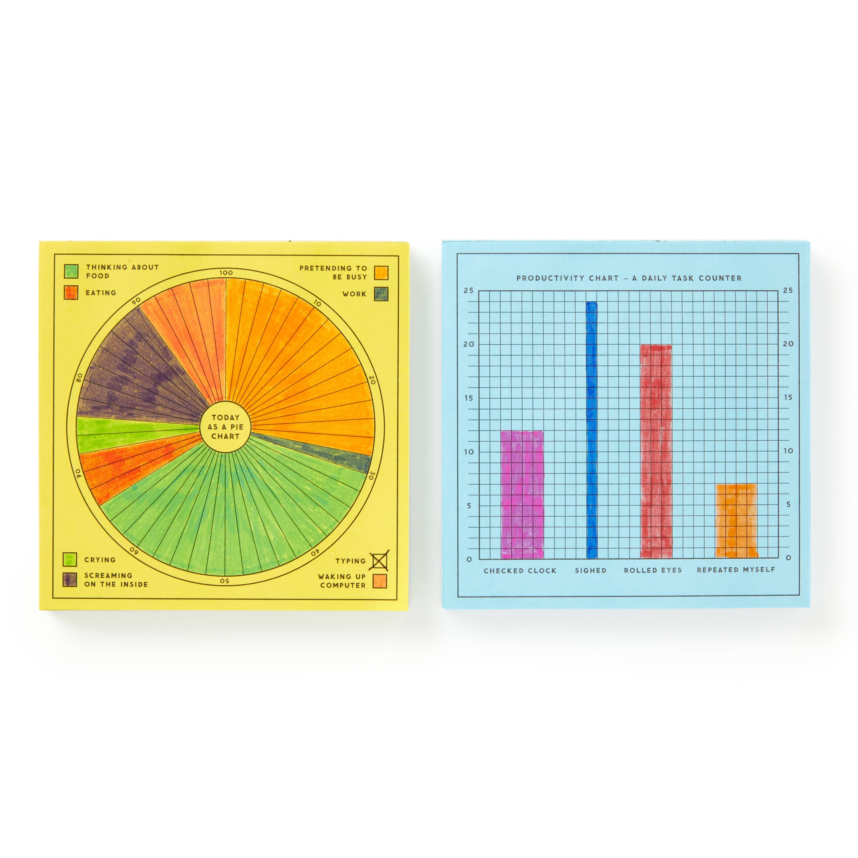 A La Chart Notepad Set of 2