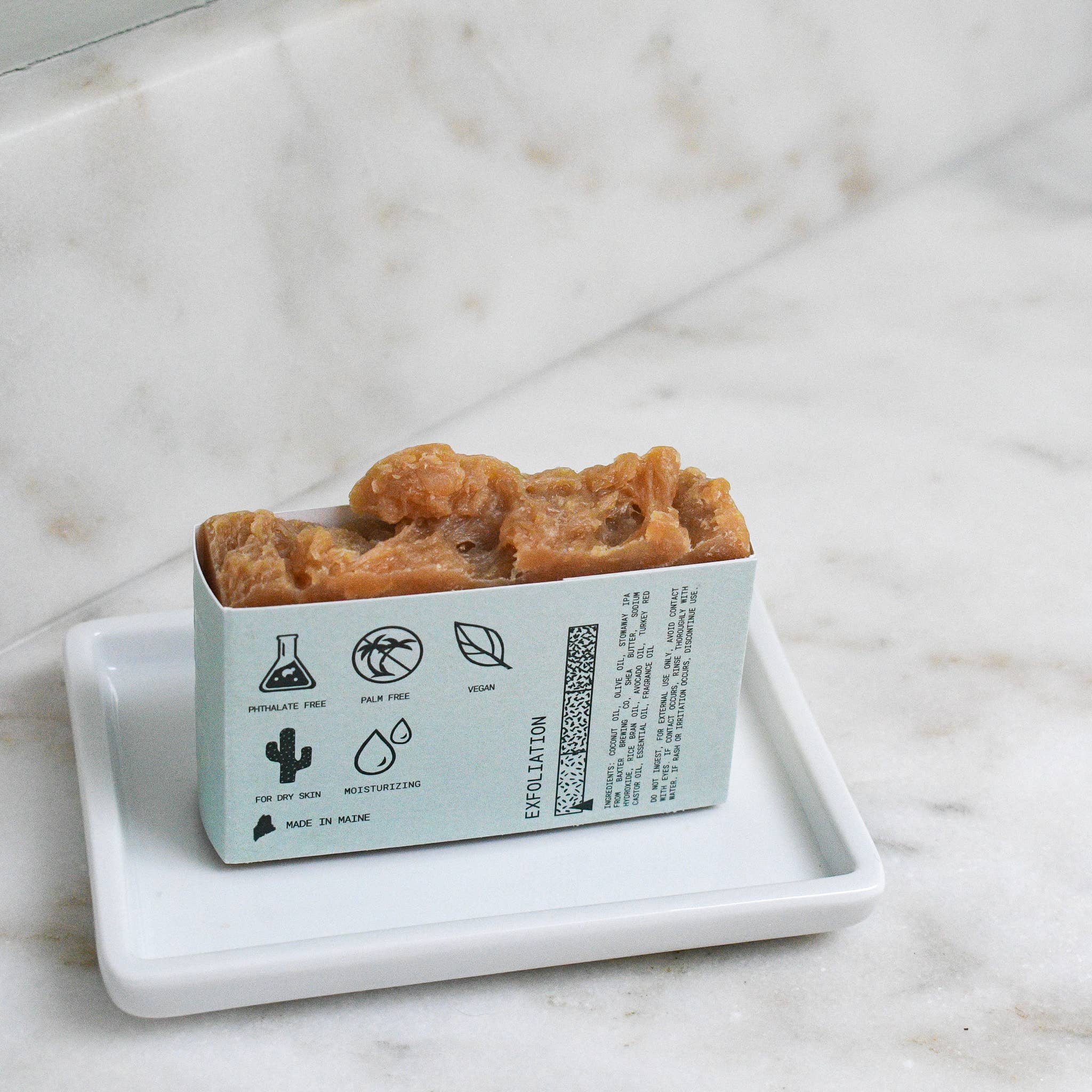 Lemongrass Shea + IPA - Beer Soap