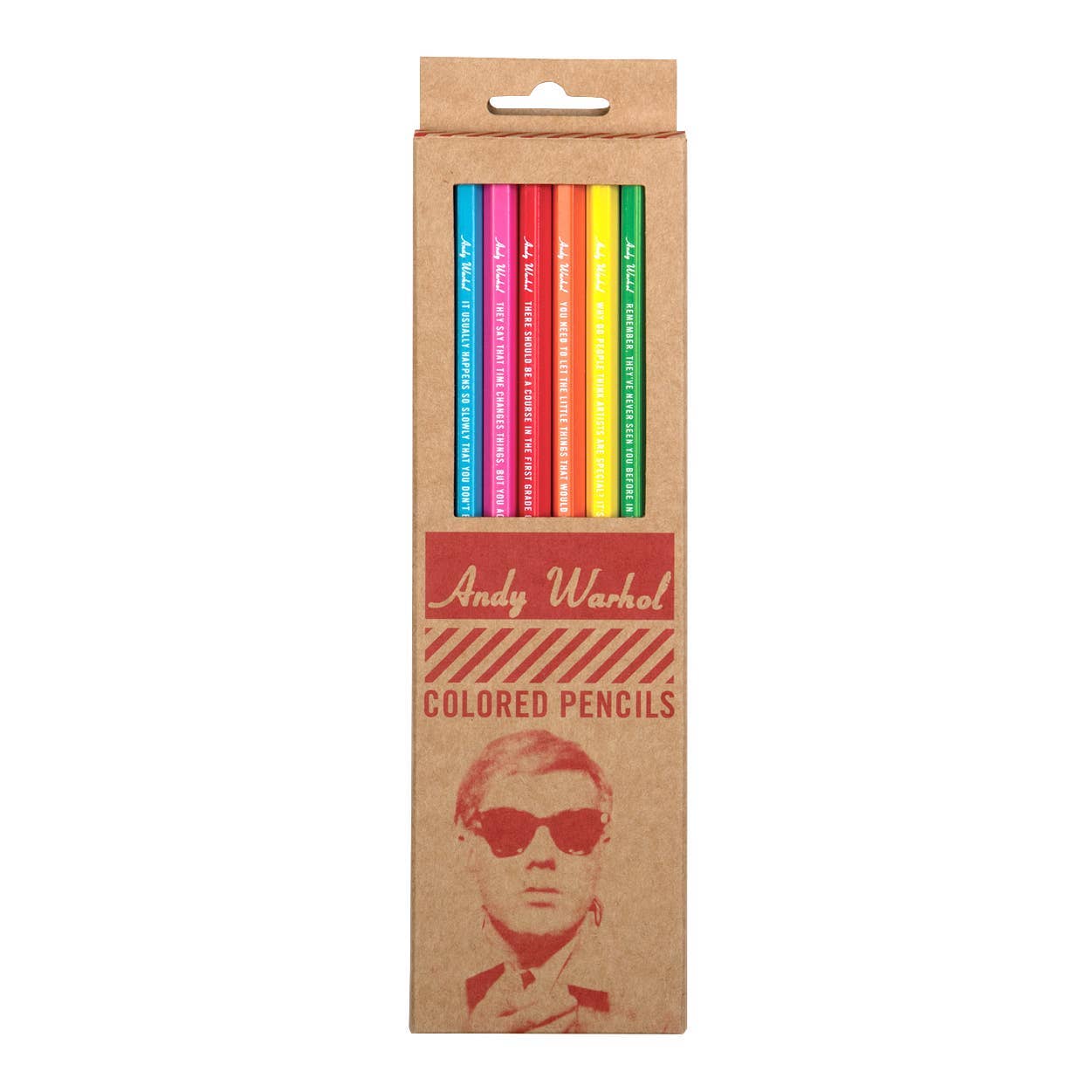 Andy Warhol Colored Pencil Set — 8 Pack