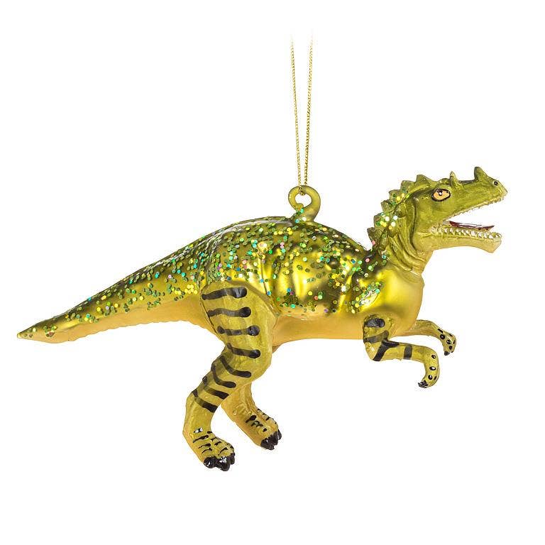 Green T-Rex Ornament — 6"