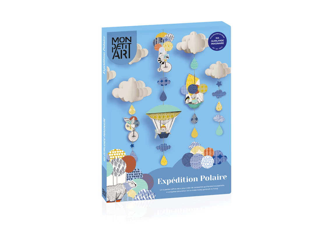 Polar Expedition Creative Kit by Mon Petit Art | DIY Garland | 4 Meters