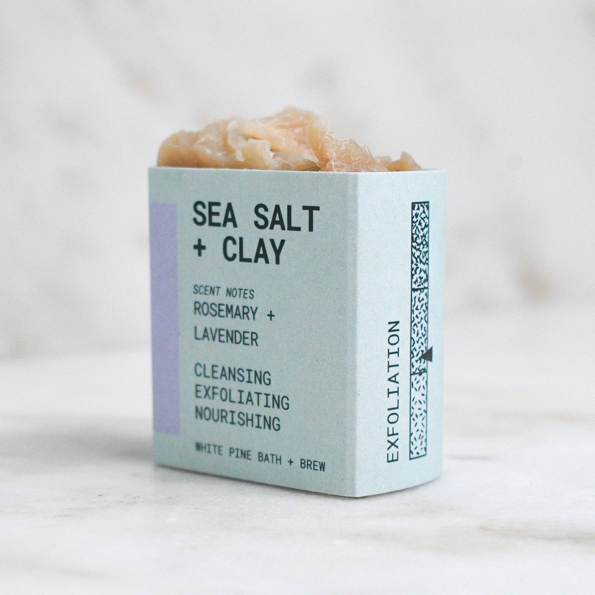 Sea Salt + Clay - Mini Beer Soap