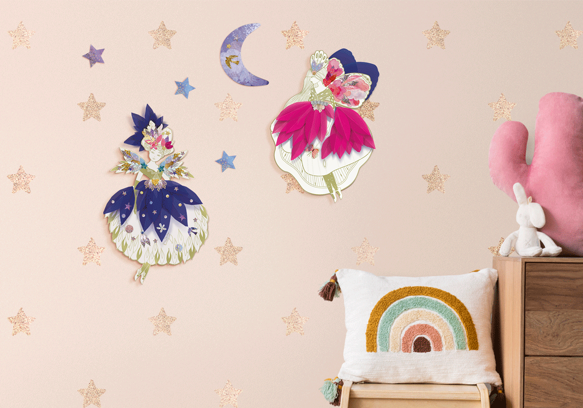 Sublime Fairies Creative Kit by Mon Petit Art | Fashion Design & Glow-in-the-Dark | Ages 7+