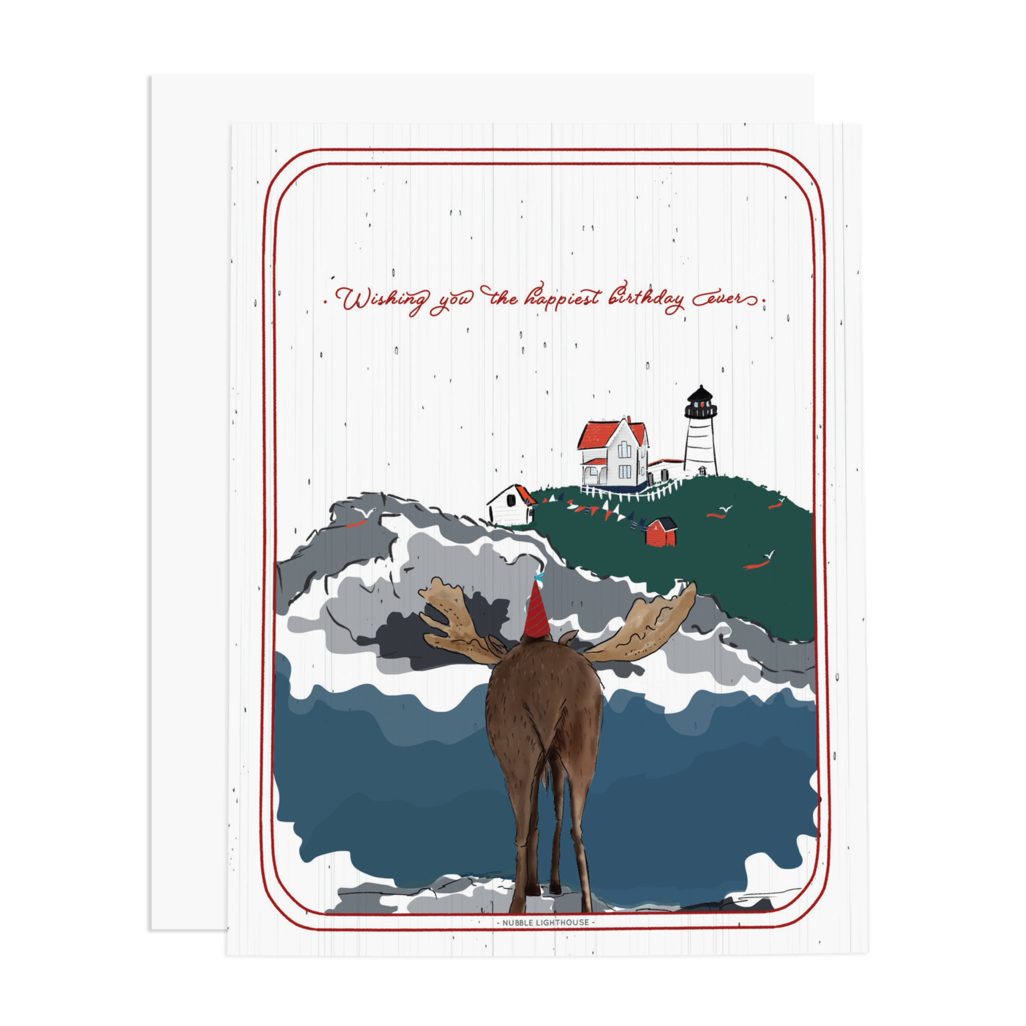 Moose Birthday Wishes Card