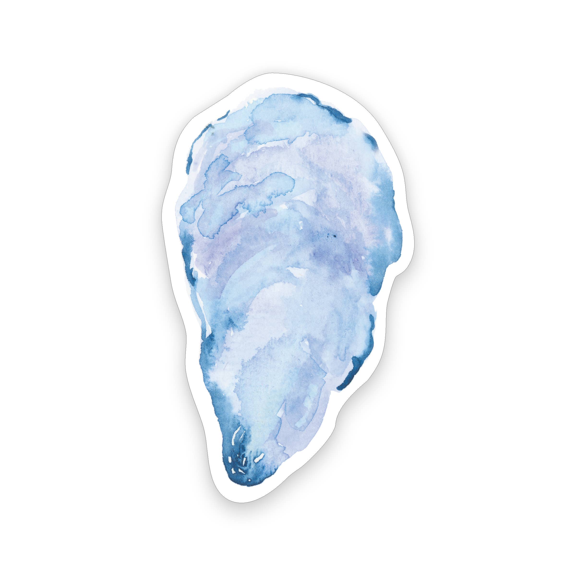 Mussel Shell Sticker | Oyster Shell Sticker | 1.8" x 3"