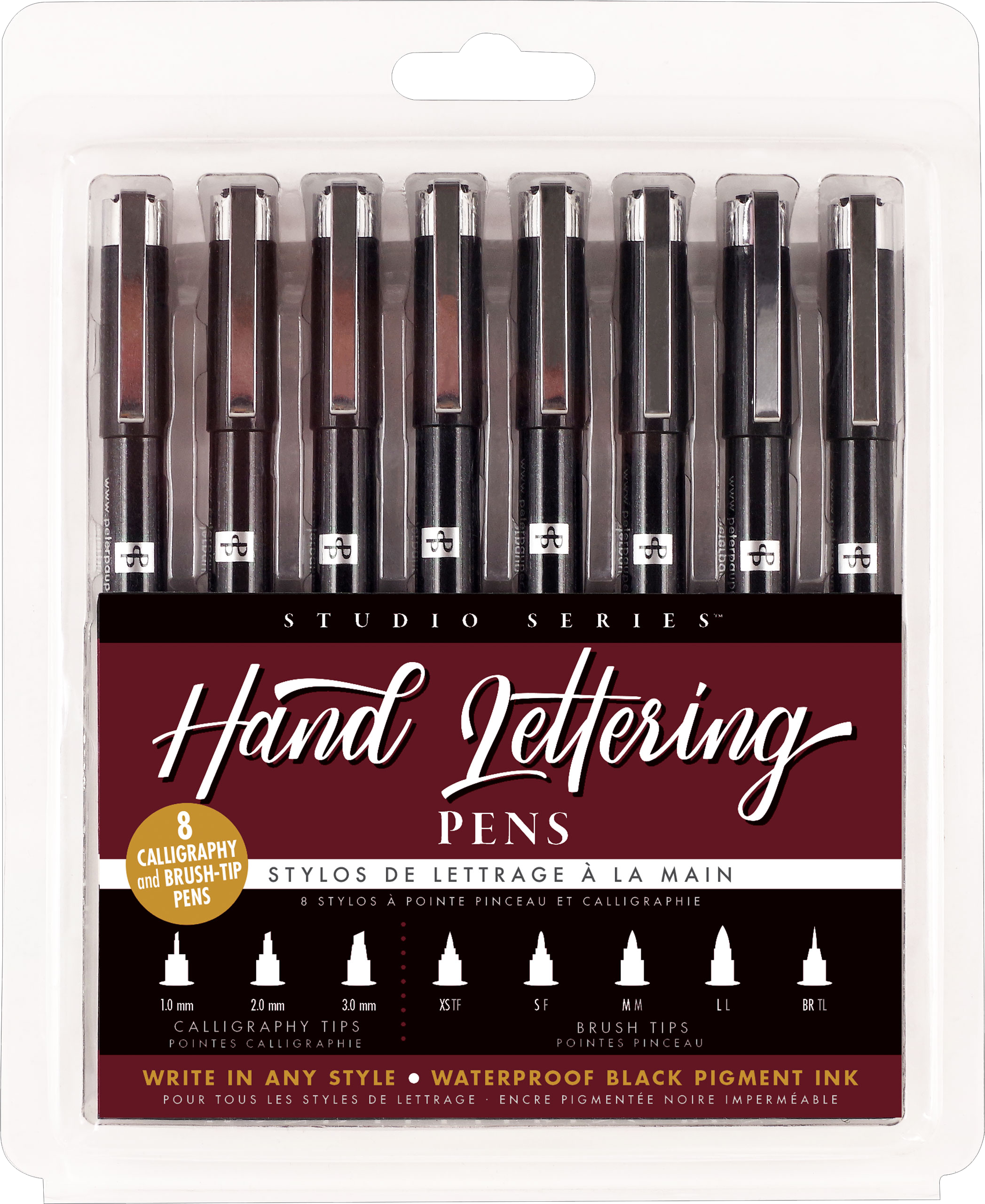 Studio Series Hand Lettering Pens – Set of 8