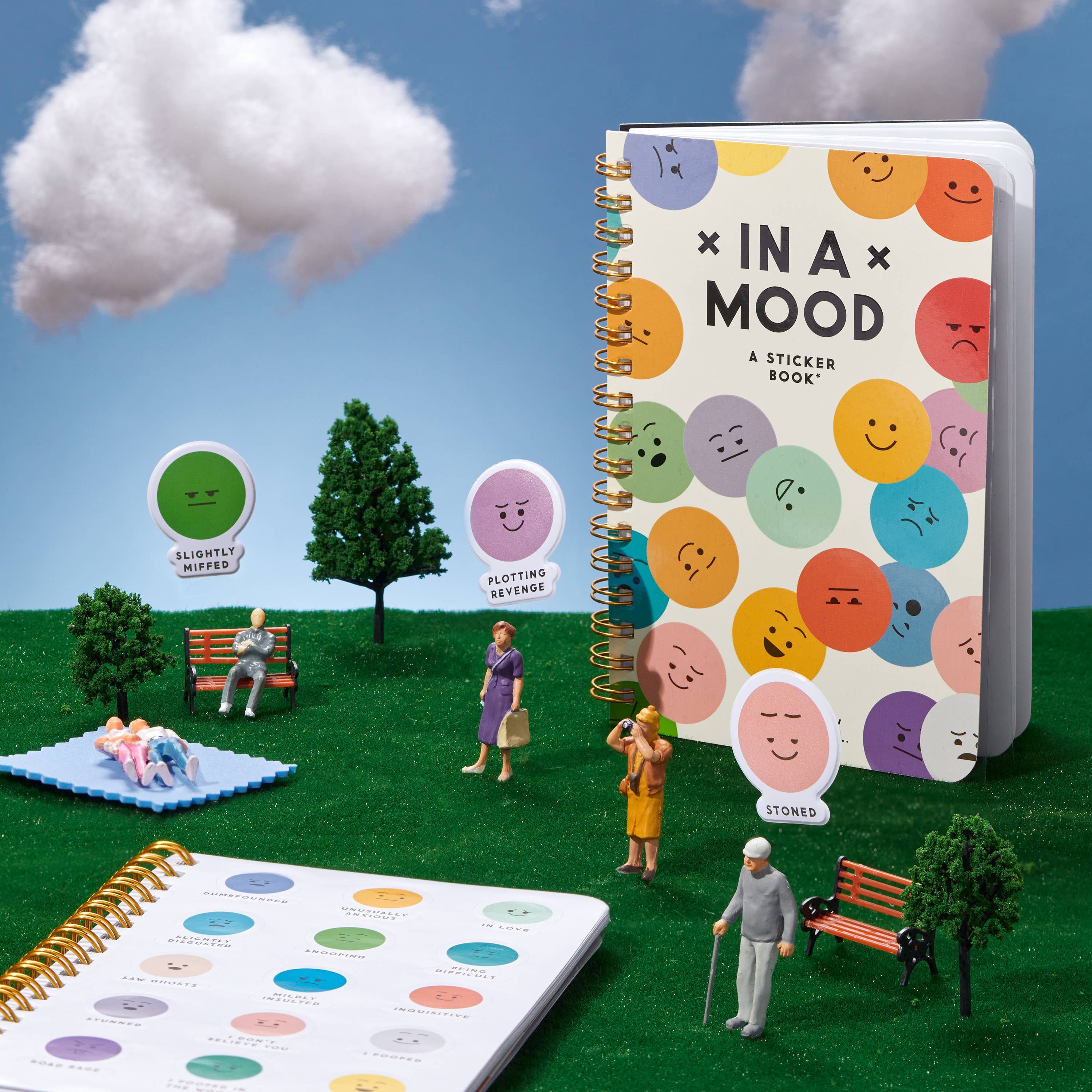 Brass Monkey “In a Mood” Sticker Book
