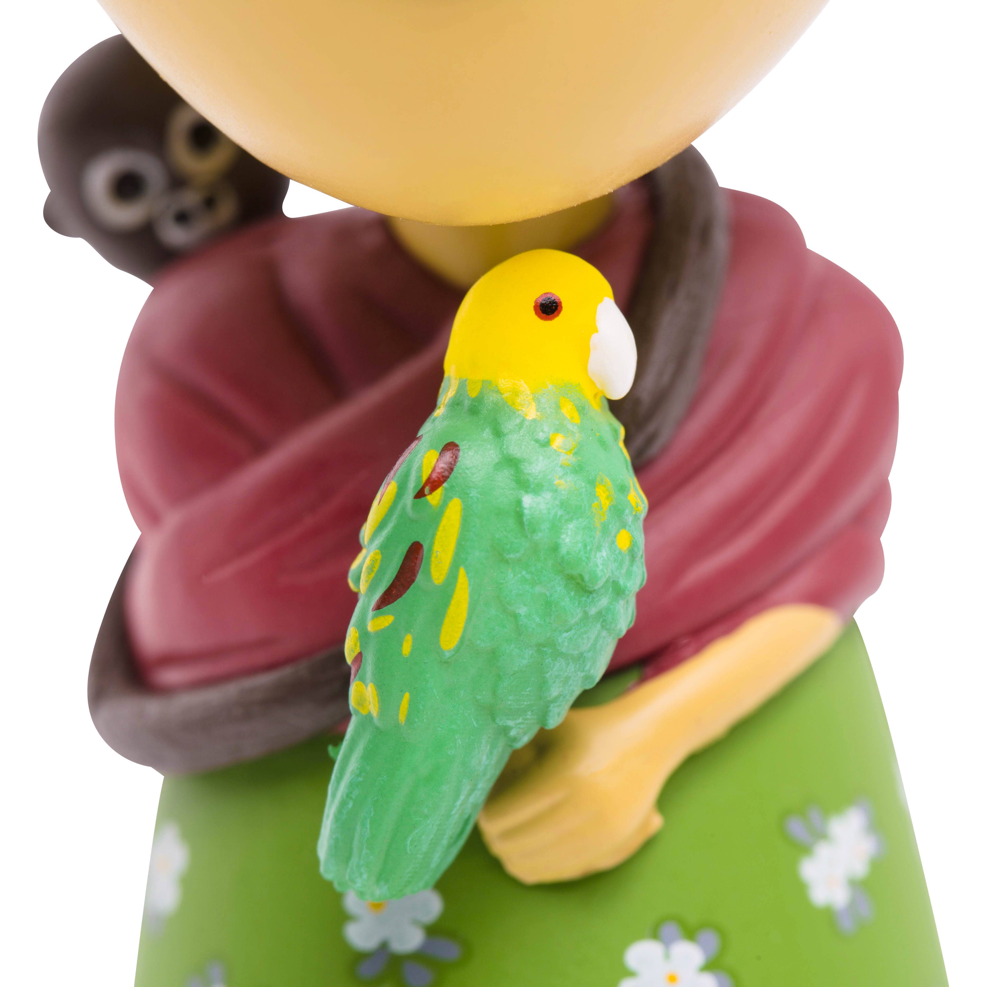 Frida Kahlo Figurine | 5" Art History Collectible | Scented with Wild Rose