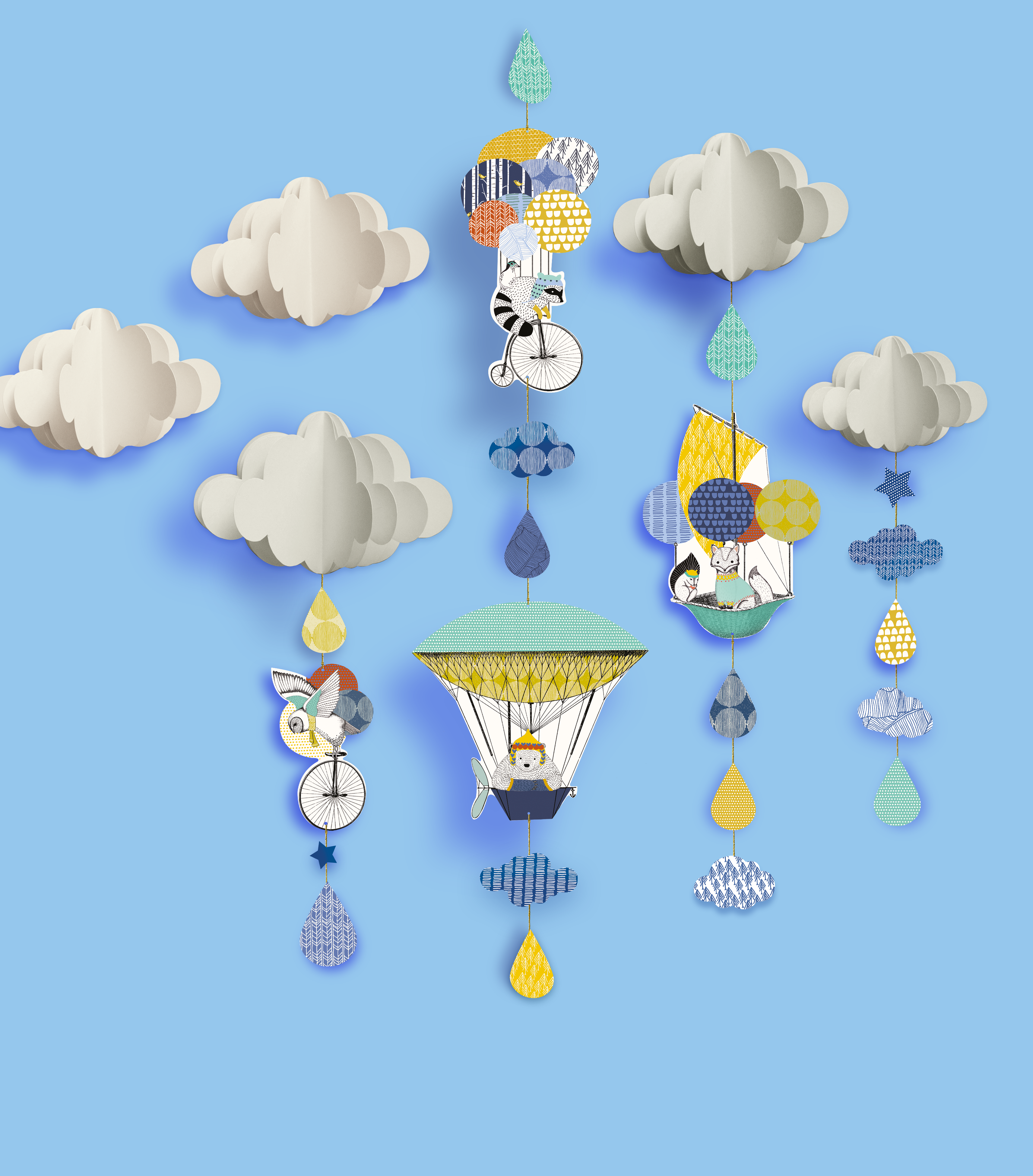 Polar Expedition Creative Kit by Mon Petit Art | DIY Garland | 4 Meters