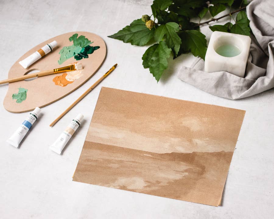 Seashore Path Impressionist Painting Kit