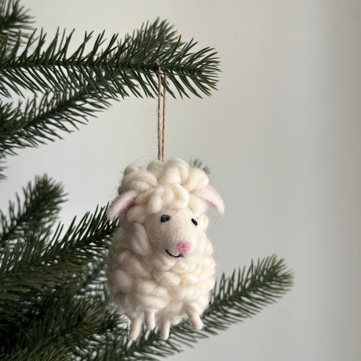 Felt Sheep Ornament Assorted Colors