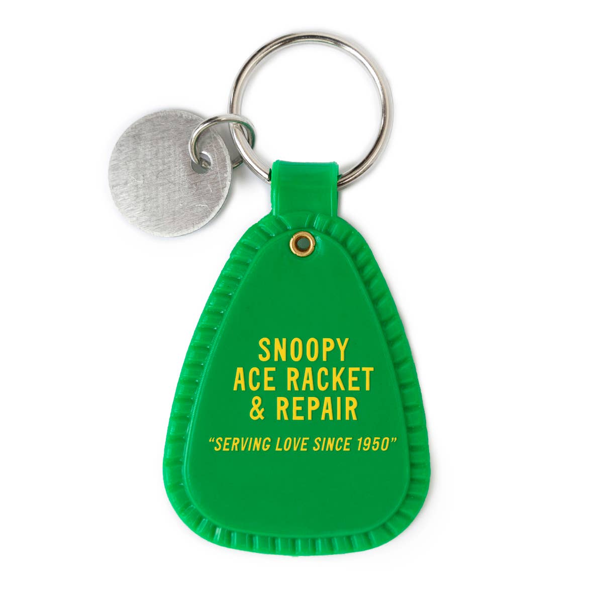 3P4 × Peanuts® “Snoopy Tennis” Saddle Keychain
