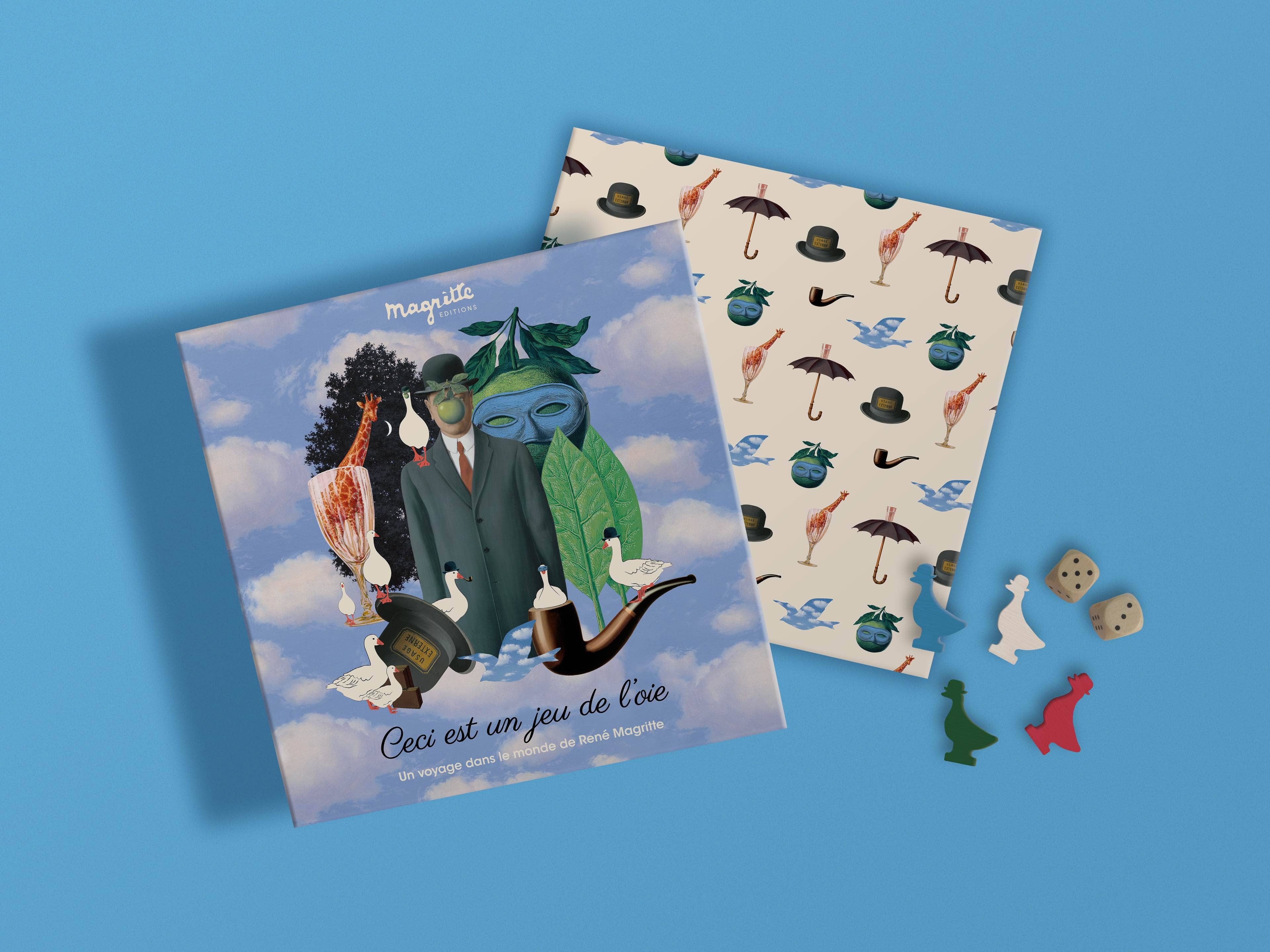 Magritte's Game of the Goose by Mon Petit Art | Surrealist Board Game | Ages 6+