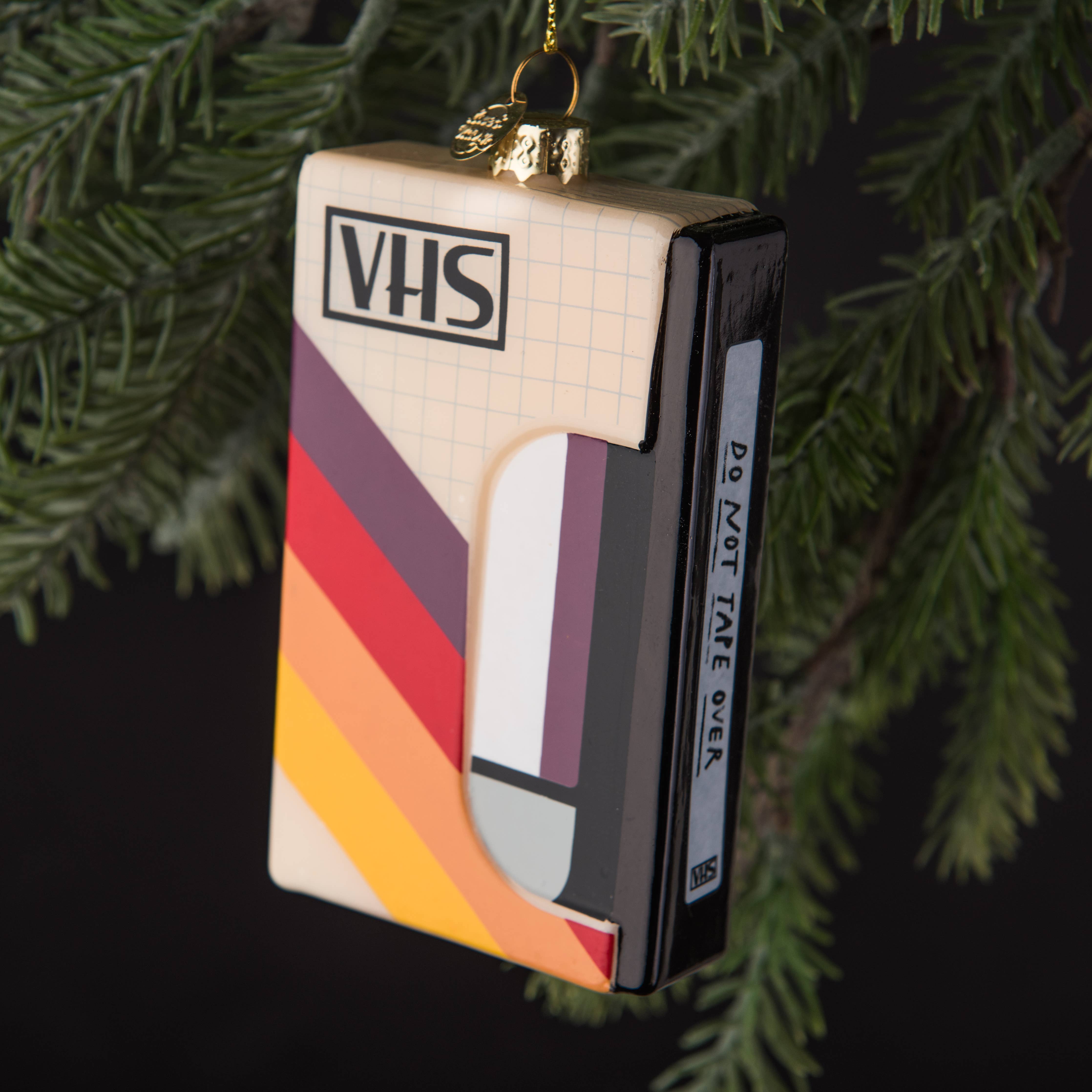 HS Tape Holiday Ornament — Hand-Blown Glass