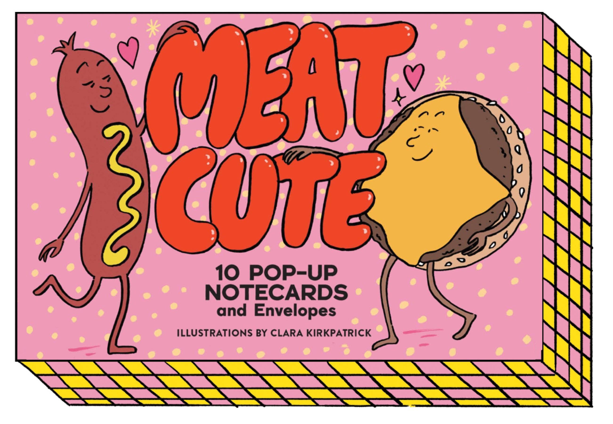Meat Cute Pop-Up Notecard Set