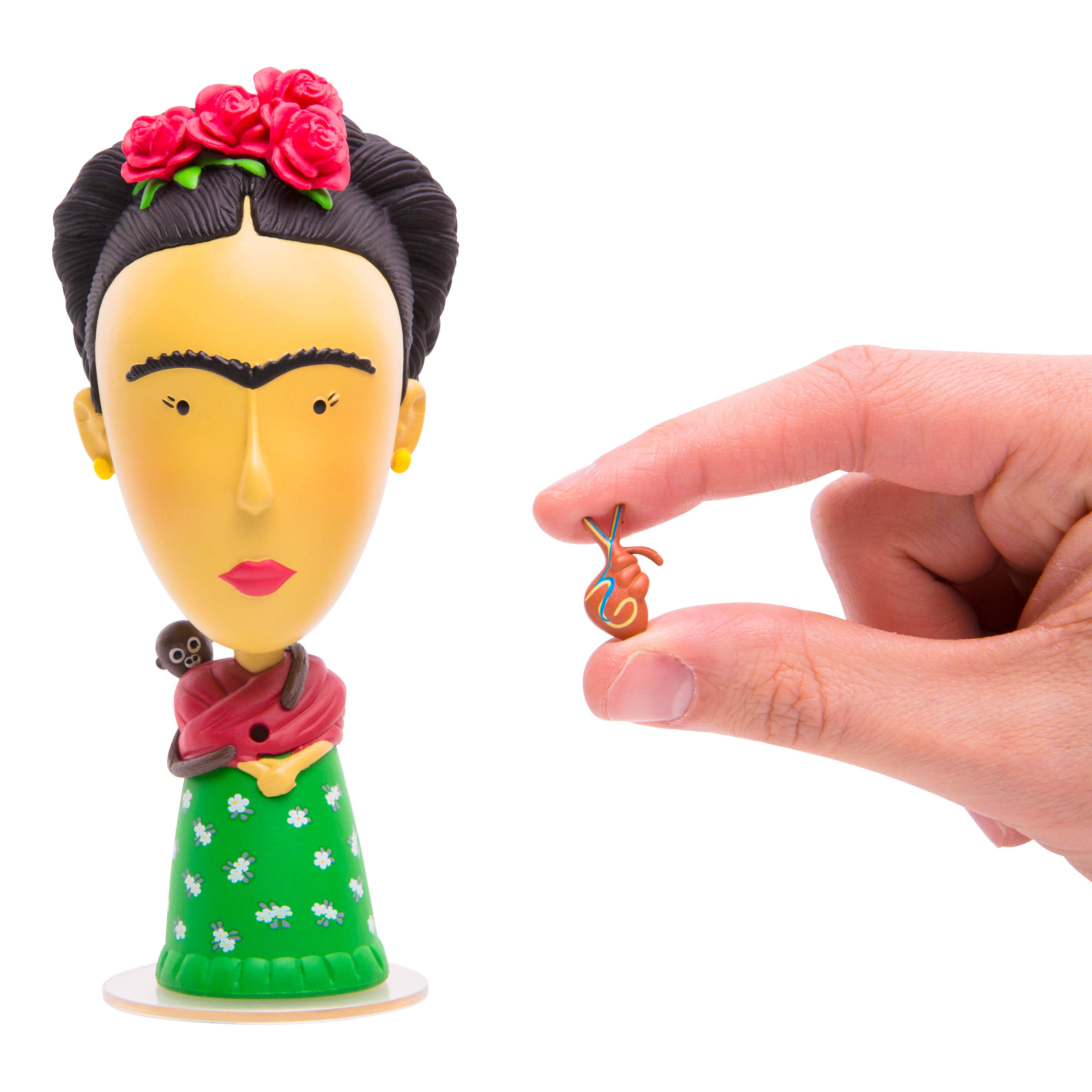 Frida Kahlo Figurine | 5" Art History Collectible | Scented with Wild Rose
