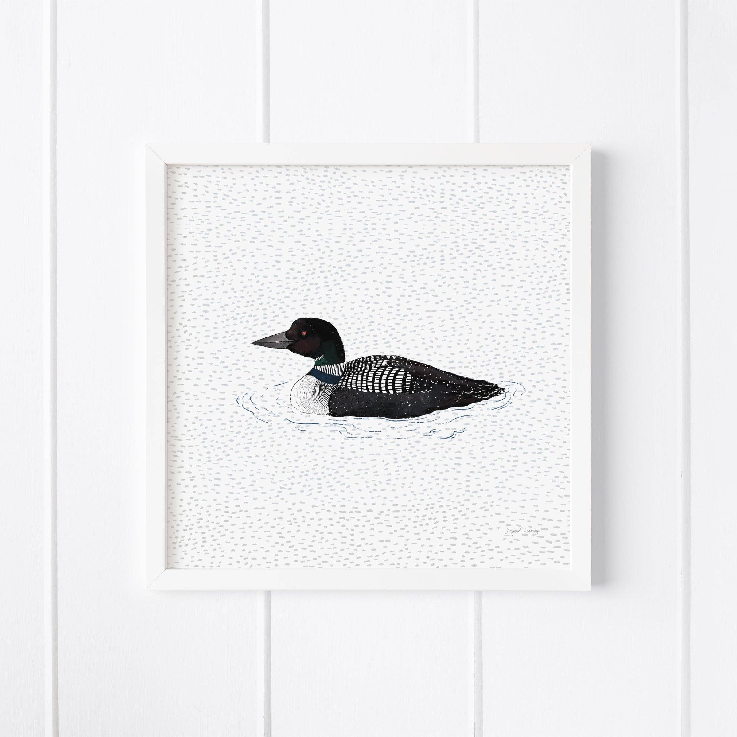 Loon Art Print 8 x 8