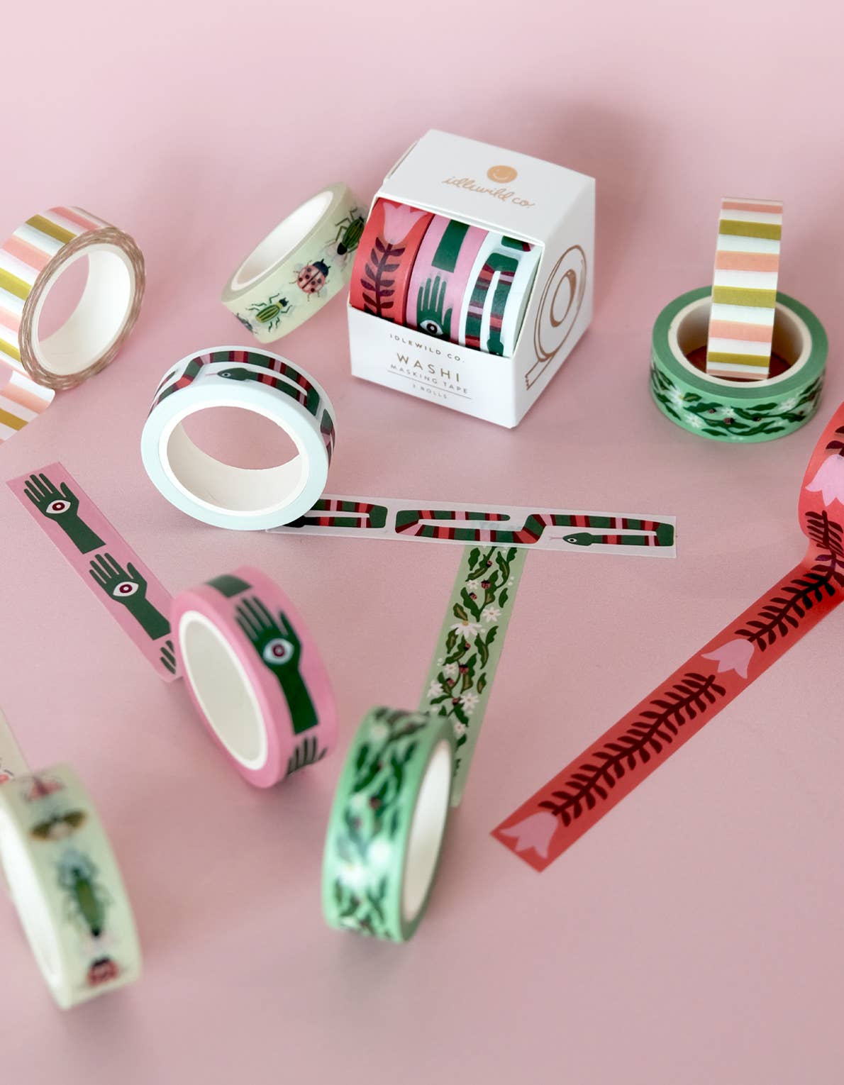 Folk Art Prints Washi Tape — Set of 3