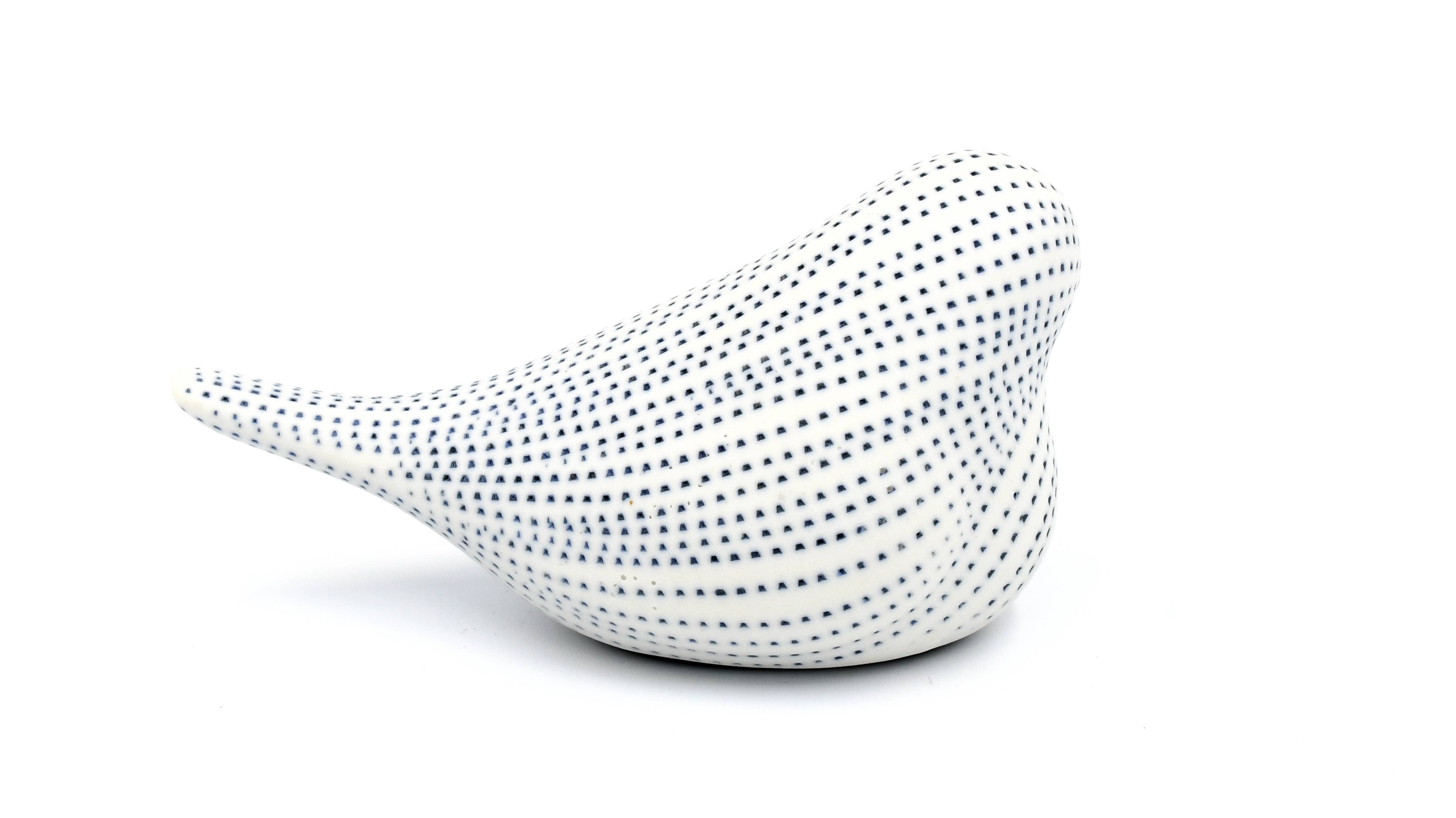 Mini Bird - Handcrafted Porcelain Sculpture Ornament