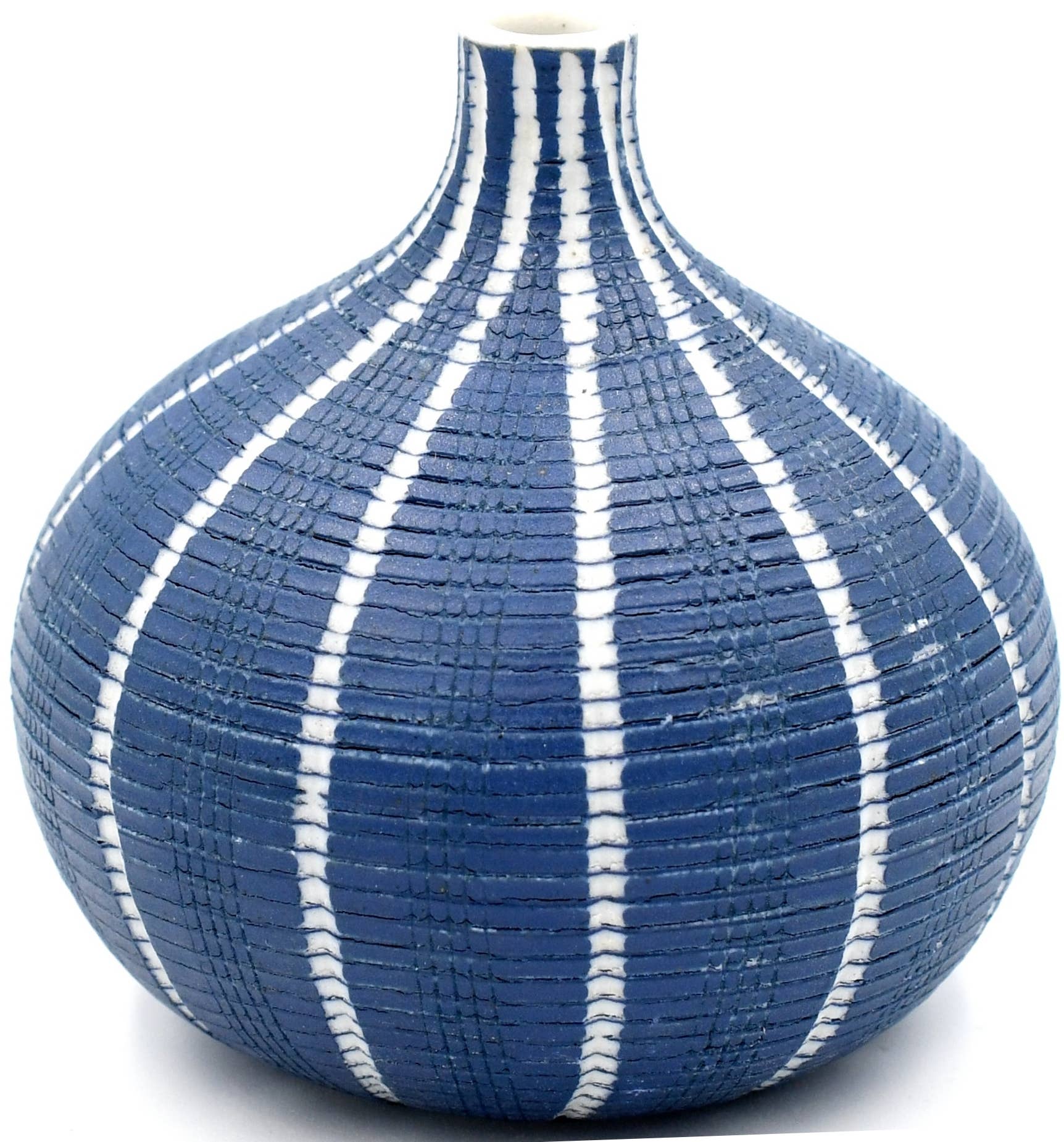 Blue Congo – Handcrafted Porcelain Bud Vase