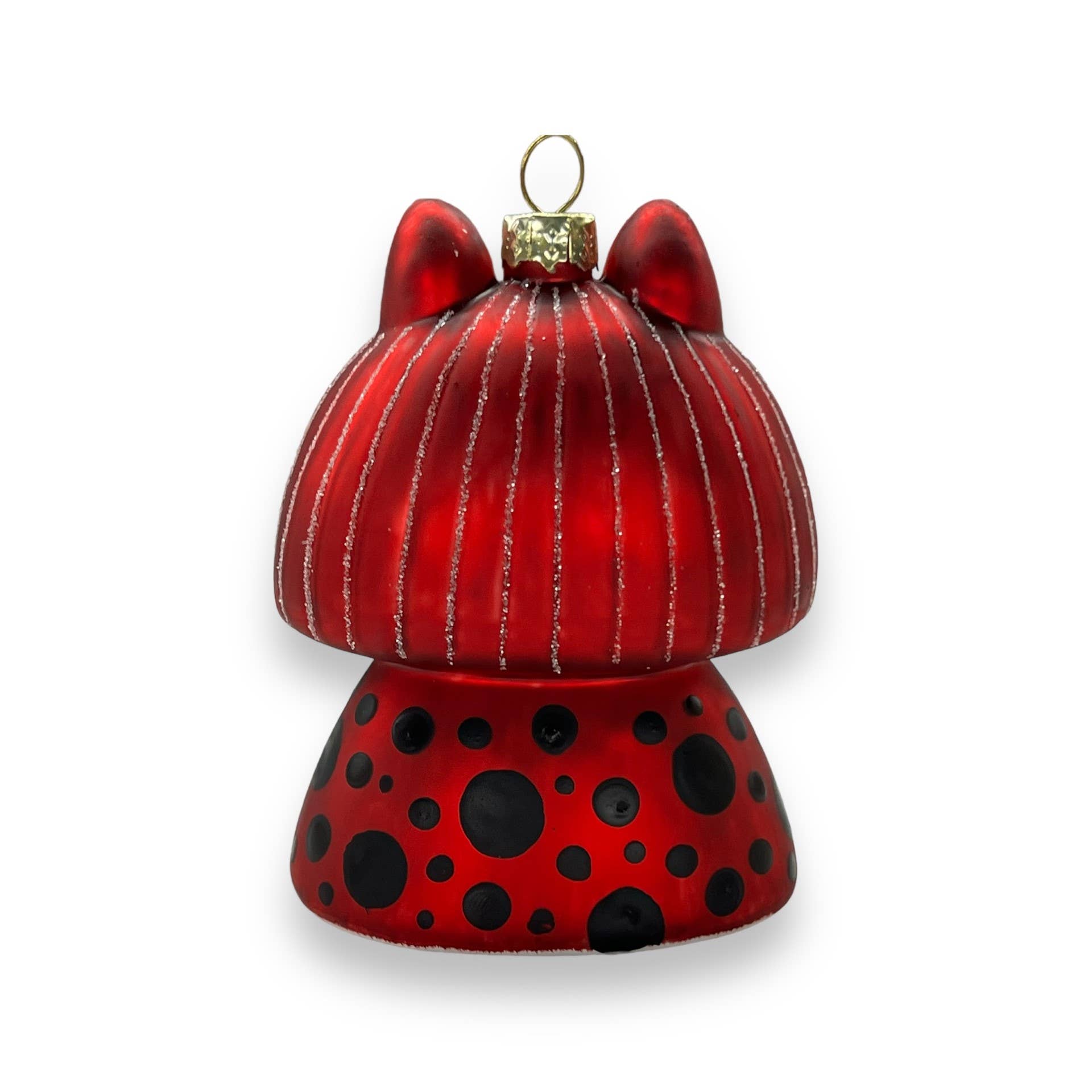 Yayoi Kusameow Calico Cat Glass Ornament — Museum Collection