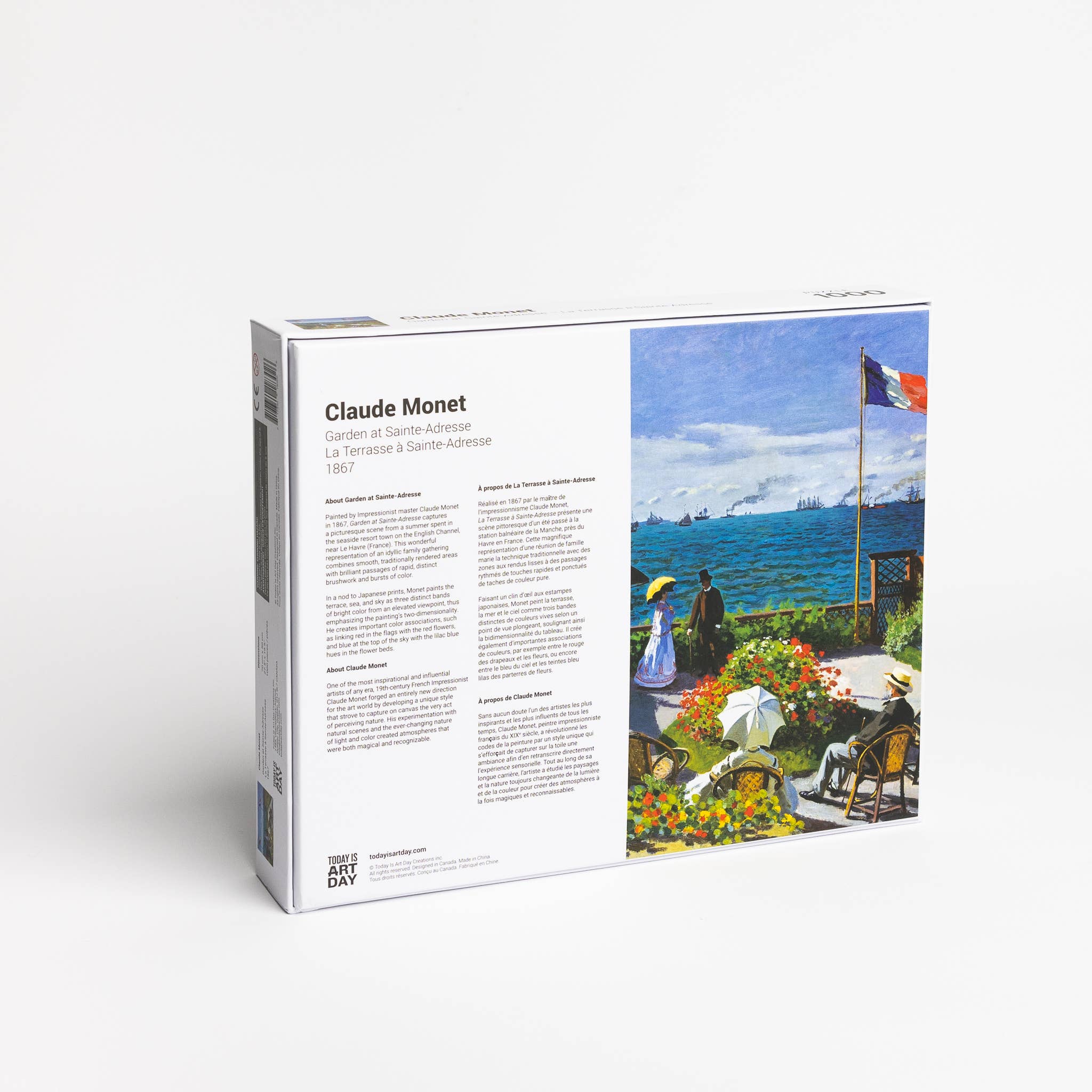 Monet Garden at Sainte-Adresse Puzzle | 1,000 Pieces | 27.5" x 19.5"