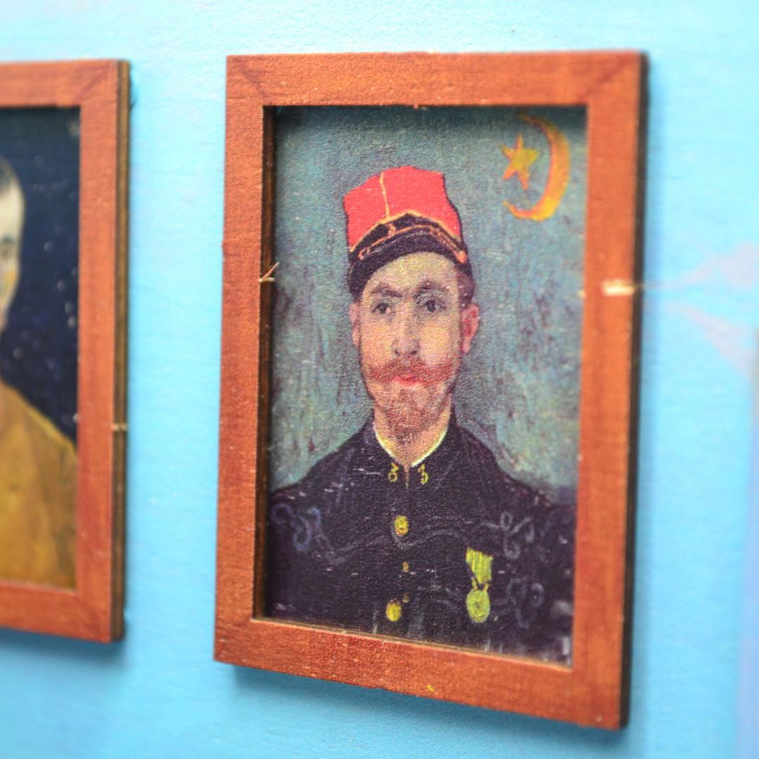 Van Gogh Bedroom in Arles Miniature Room | 9" Diorama | Easy Assembly