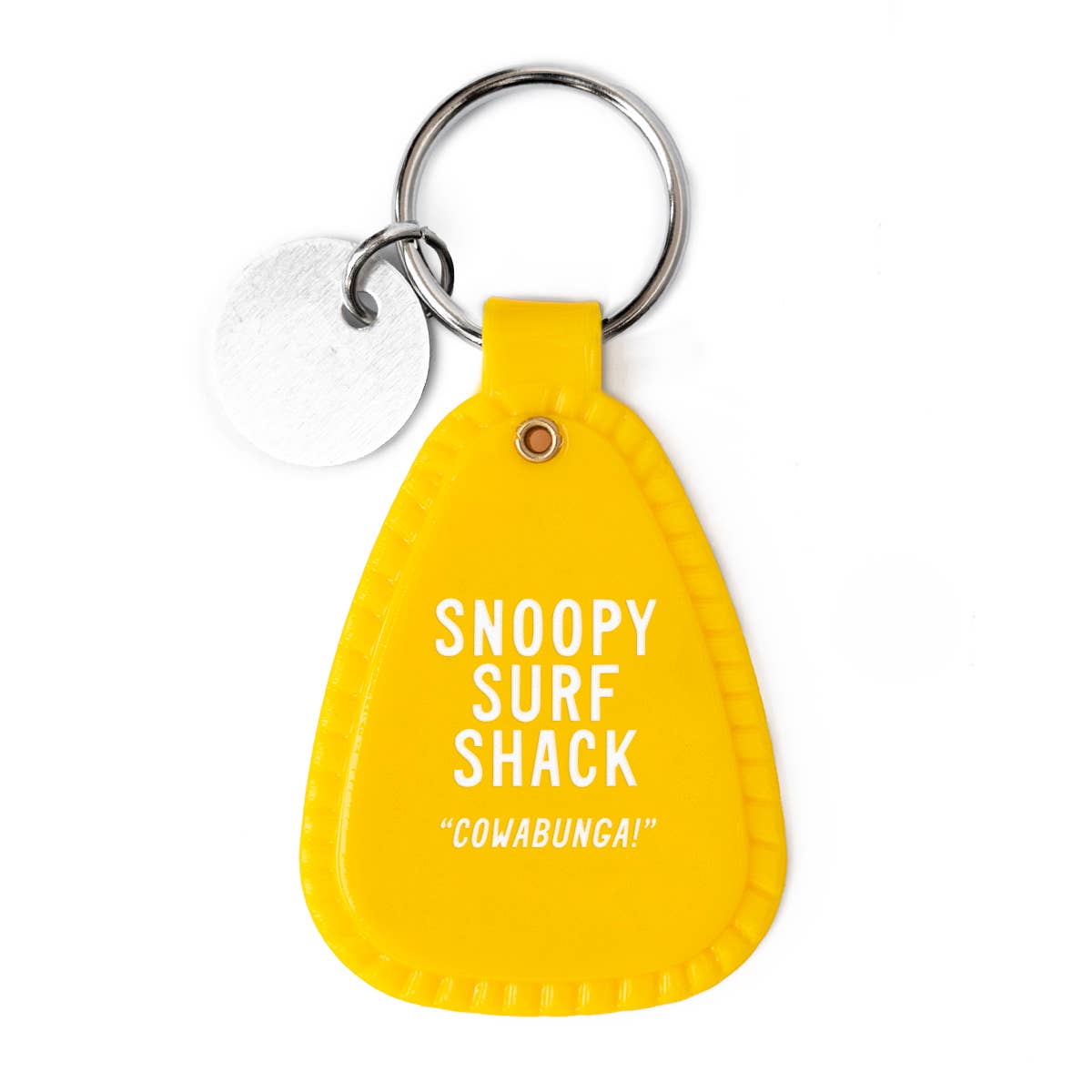 3P4 × Peanuts® “Snoopy Surf” Saddle Keychain