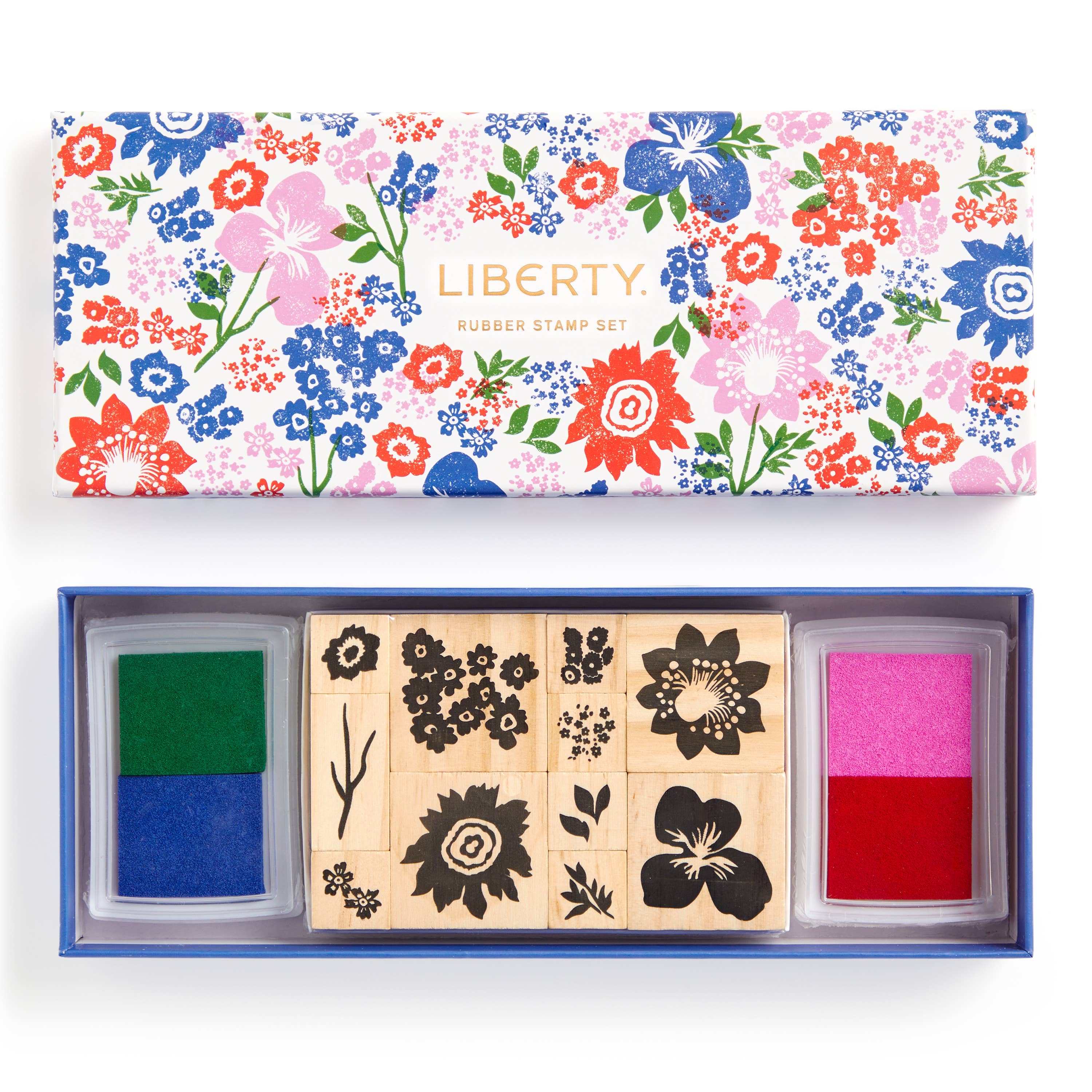 Liberty Classic Floral Rubber Stamp Set