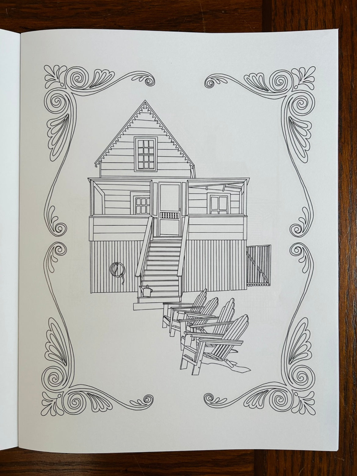 Peaks Island Cottages Coloring Book