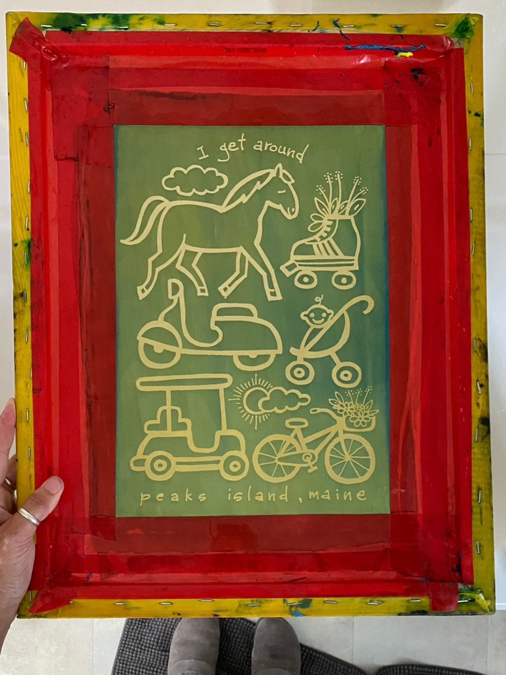 I Get Around Peaks Island Tote