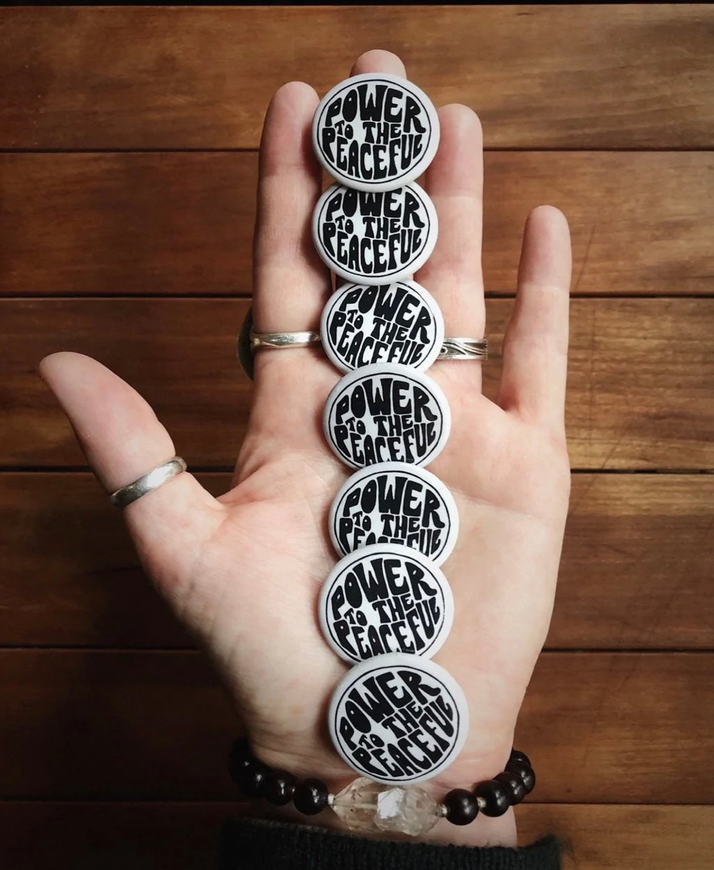 Power Peace Button