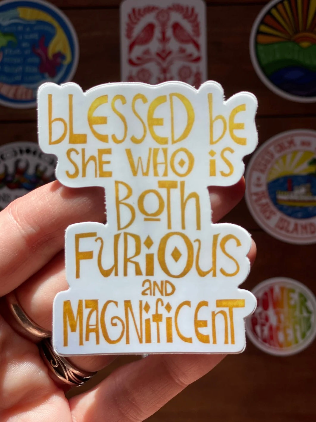 Blessed Be Sticker
