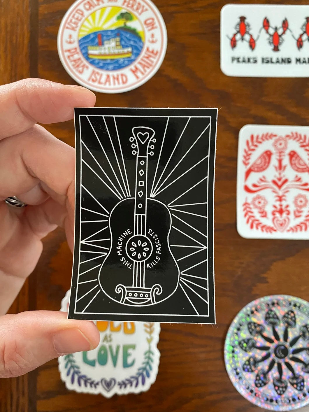 Woody's Guitar Sticker