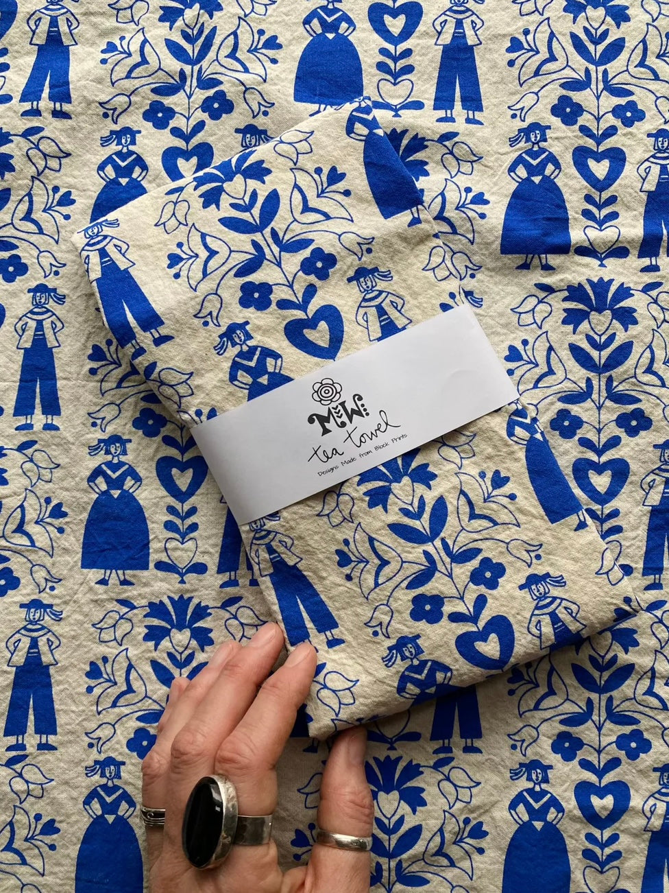 Folk Gardeners Tea Towel