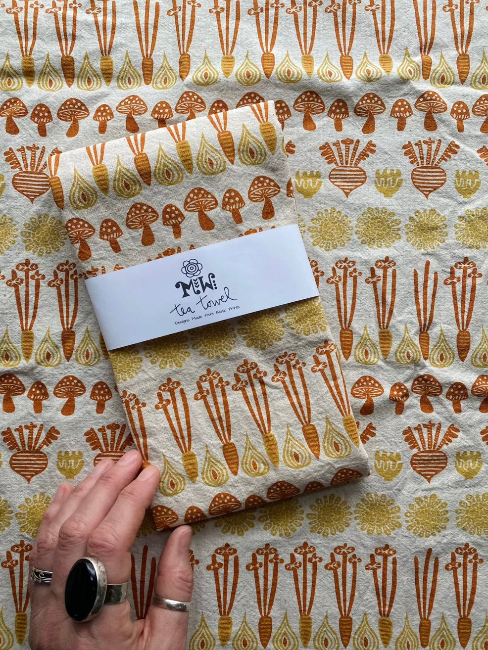 Veggie Garden Tea Towel