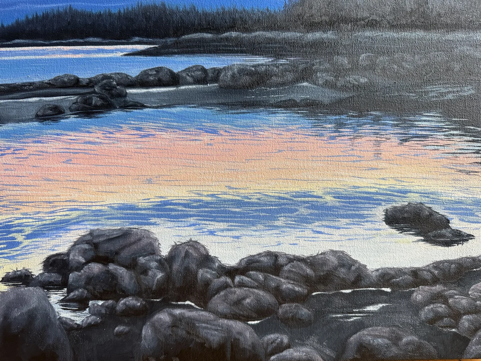 Mirror At Rocks Edge - Erika Aubin (Giclée Fine Art Print)