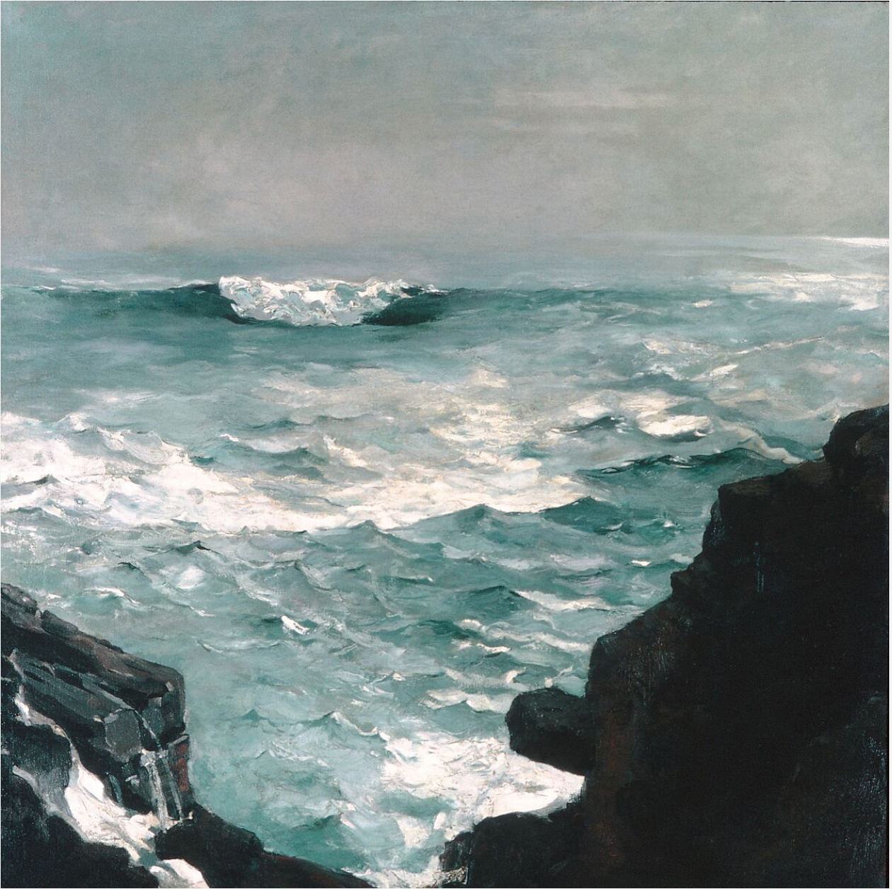 Winslow Homer – Moonlight, Wood Island Light
