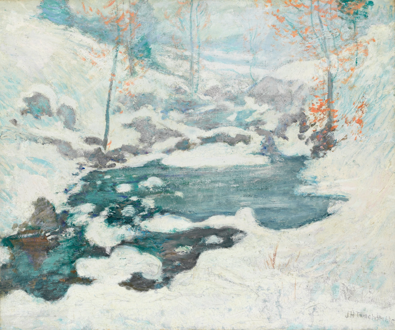 John Henry Twachtman – Icebound
