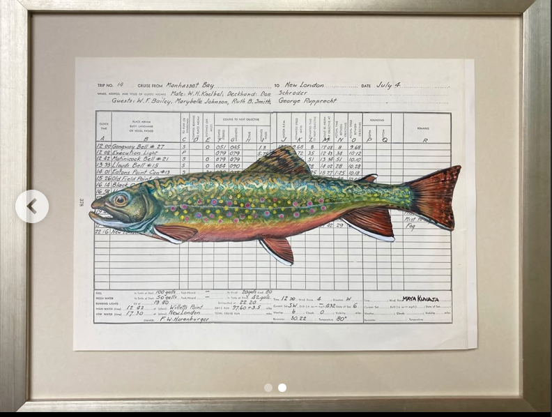 Book Trout - Maya Kuvaja Original
