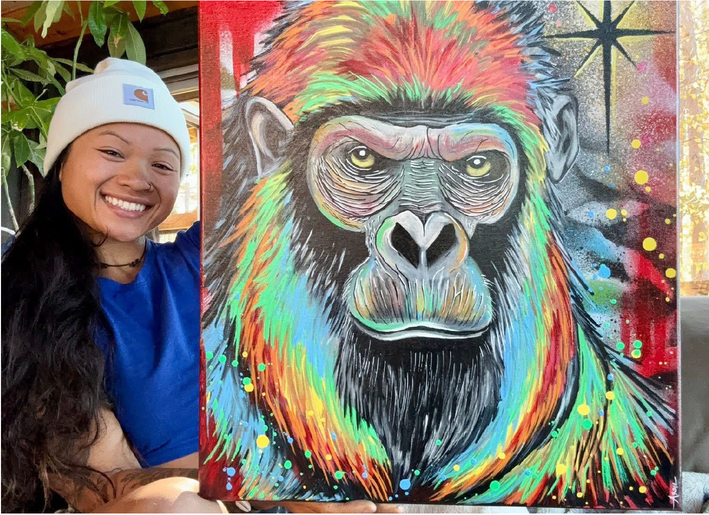 Rainbow Gorilla -  April Rom