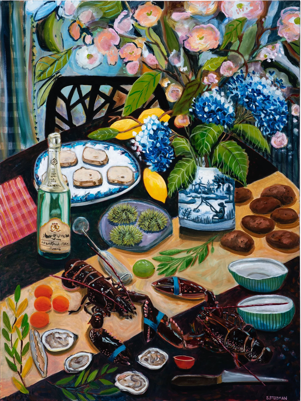 The Painted Table in Maine - Sarah Steedman