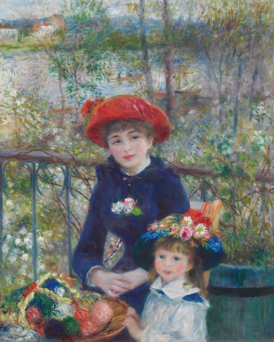 Pierre-Auguste Renoir – Two Sisters (On the Terrace)