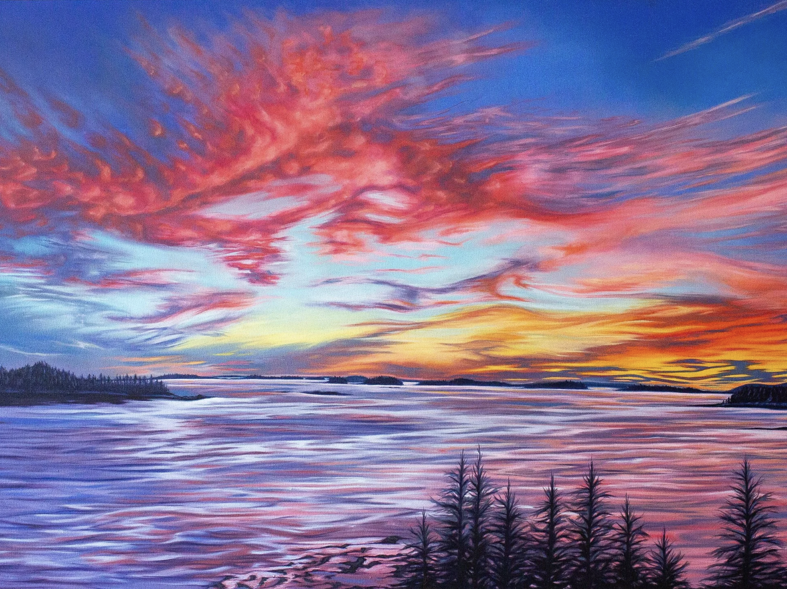 Vinalhaven in August - Erika Aubin (Giclée Fine Art Print)