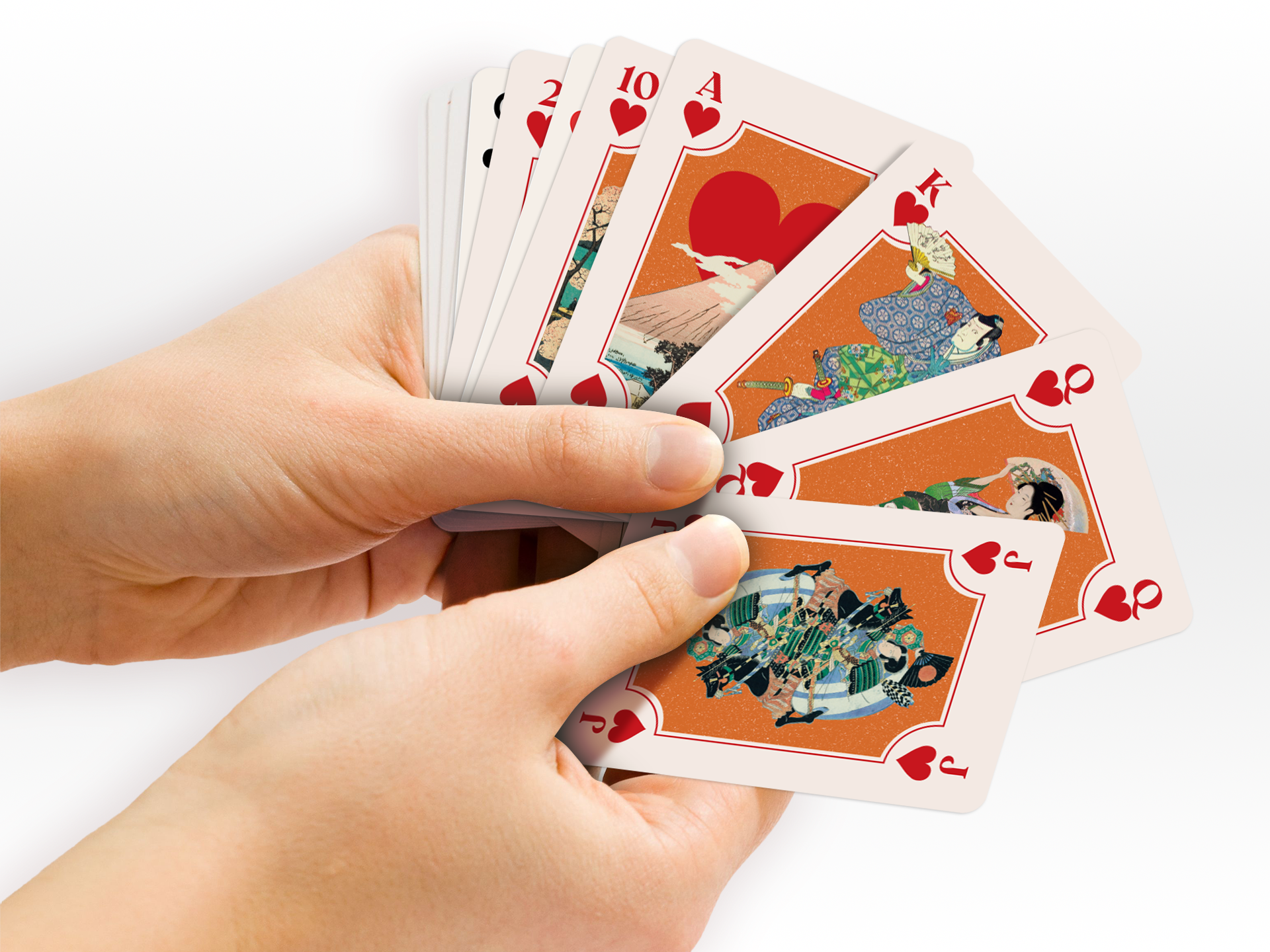 Japanese Prints Playing Cards by Mon Petit Art | 54-Card Deck | Poker Size