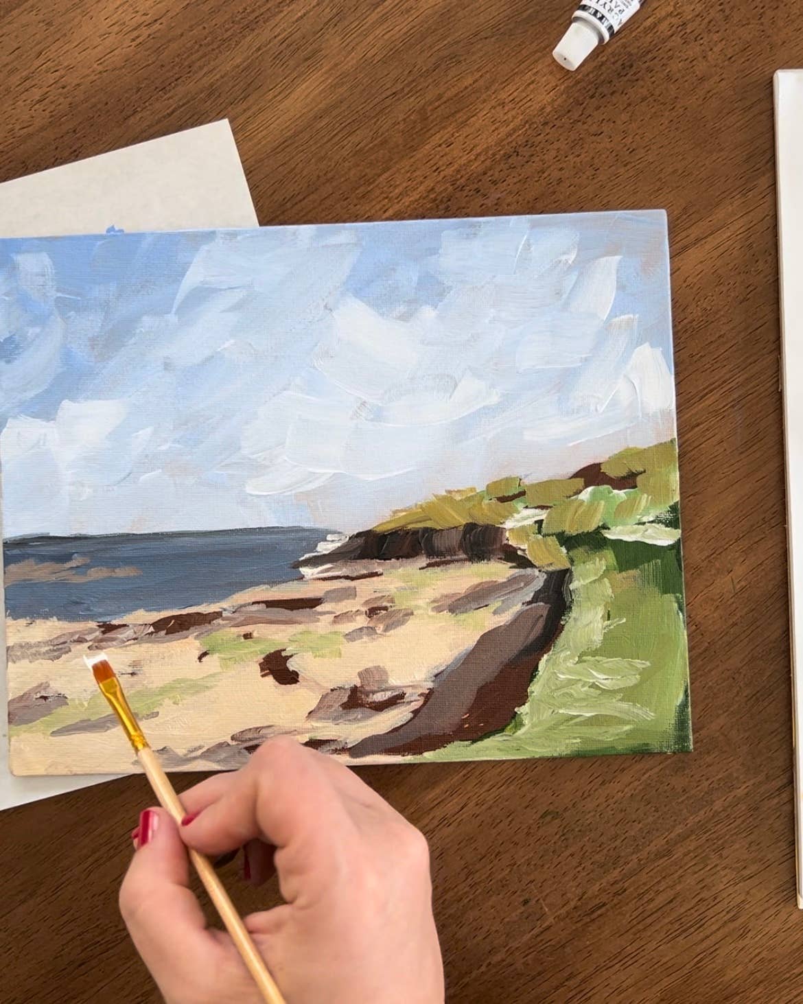 Seashore Path Impressionist Painting Kit