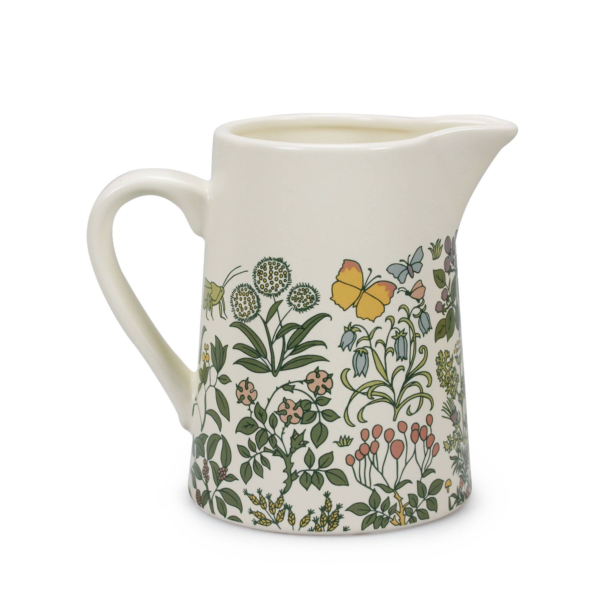 Voysey “Apothecary’s Garden” Ceramic Jug